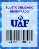 Certificado UAF